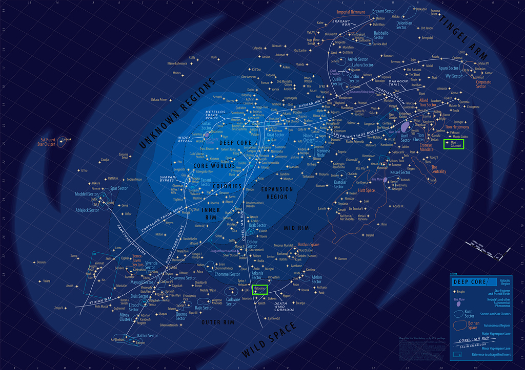 Map of the Galaxy - Guides - Star Wars: Legends of the Old Republic